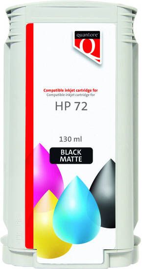 Quantore Inktcartridge alternatief tbv HP 72 C9403A mat zwart