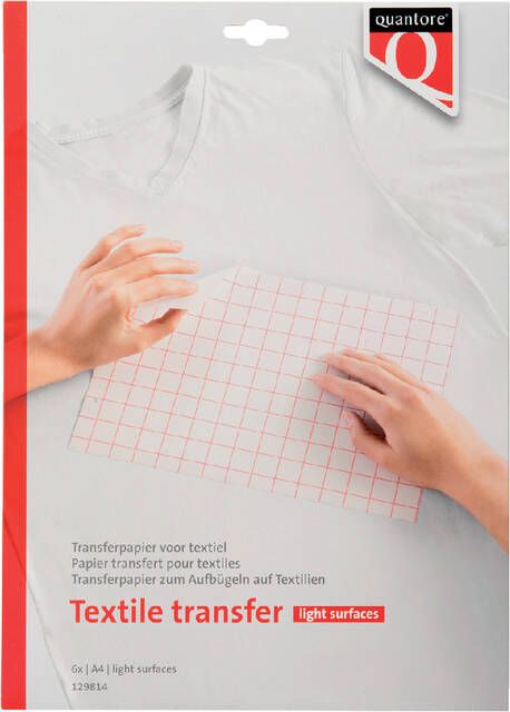 Quantore Inkjet transferpapier voor textiel lichte kleding