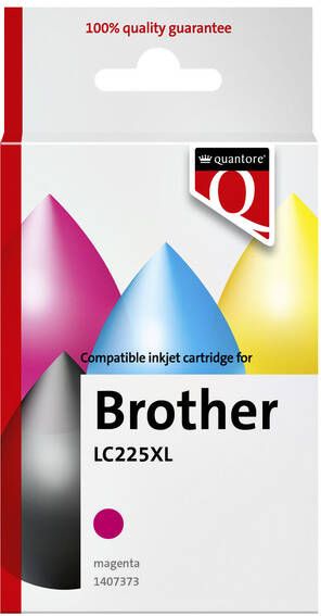 Quantore Inktcartridge alternatief tbv Brother LC225XL rood - Foto 1