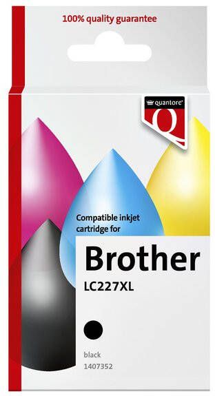 Quantore Inktcartridge alternatief tbv Brother LC227XL zwart
