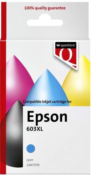 Quantore Inktcartridge alternatief tbv Epson 603XL blauw - Foto 1