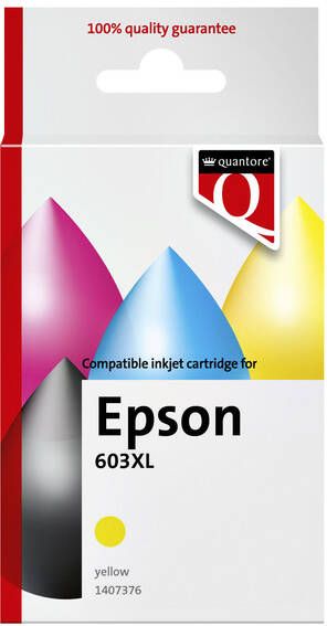 Quantore Inktcartridge alternatief tbv Epson 603XL geel - Foto 1