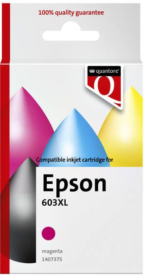 Quantore Inktcartridge alternatief tbv Epson 603XL rood