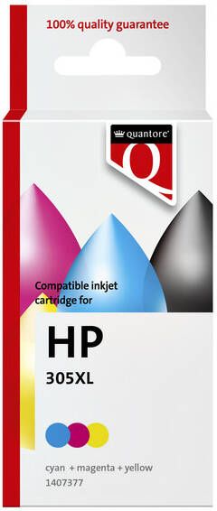 Quantore Inktcartridge alternatief tbv HP 305XL kleur - Foto 1