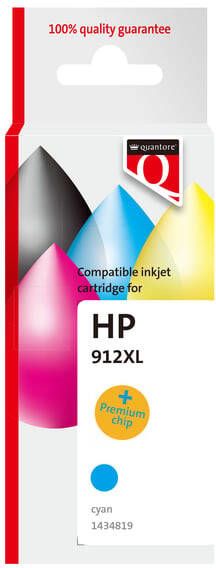 Quantore Inktcartridge alternatief tbv Hp 912XL 3YL81AE hc blauw