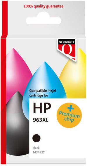 Quantore Inktcartridge alternatief tbv Hp 963XL 3JA30AE hc zwart