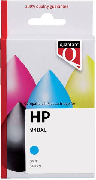 Quantore Inktcartridge alternatief tbv HP C4907AE 940XL blauw - Foto 2