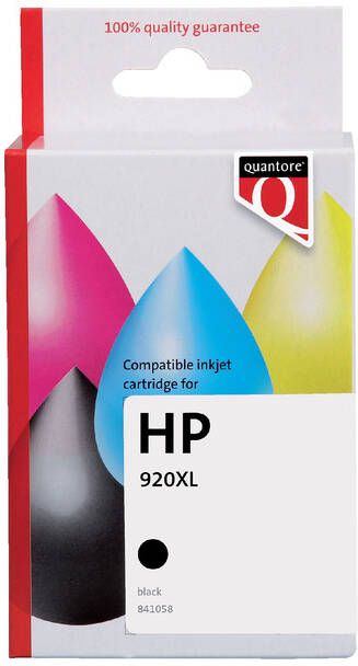 Quantore Inktcartridge alternatief tbv HP CD975AE 920XL zwart