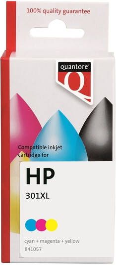 Quantore Inktcartridge alternatief tbv HP CH564EE 301XL kleur