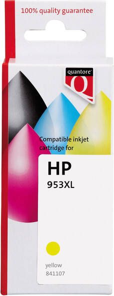 Quantore Inktcartridge alternatief tbv HP F6U18AE 953XL geel HC