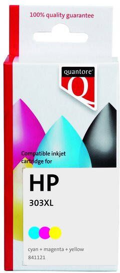 Quantore Inktcartridge alternatief tbv HP T6403AE 303XL kleur HC