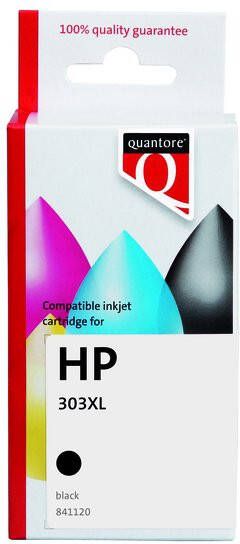 Quantore Inktcartridge alternatief tbv HP T6404AE 303XL zwart HC