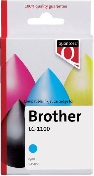 Quantore Inktcartridge Brother LC-1100 blauw