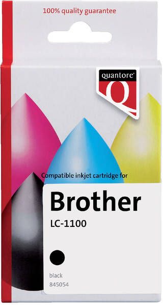 Quantore Inktcartridge alternatief tbv Brother LC-1100 zwart
