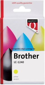 Quantore Inktcartridge Brother LC-1240 geel