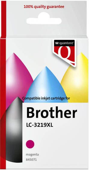 Quantore Inktcartridge alternatief tbv Brother LC-3219XL rood