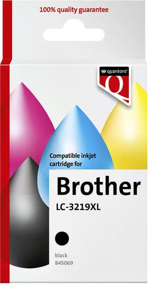 Quantore Inktcartridge alternatief tbv Brother LC-3219XL zwart