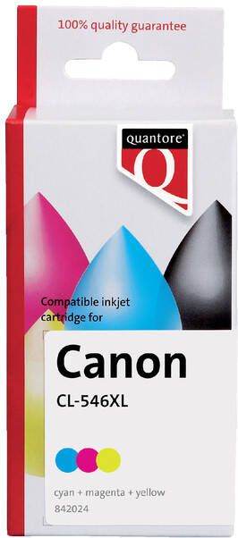 Quantore Inktcartridge alternatief tbv Canon CL-546XL kleur - Foto 2