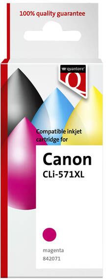 Quantore Inktcartridge alternatief tbv Canon CLI-571XL rood