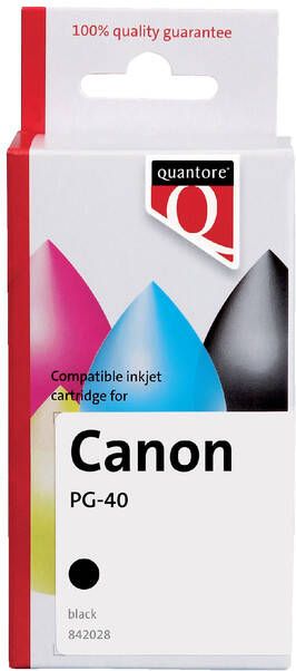 Quantore Inktcartridge Canon PG-40 zwart