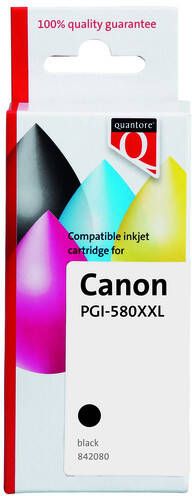 Quantore Inktcartridge alternatief tbv Canon PGI-580XXL pigment zwart