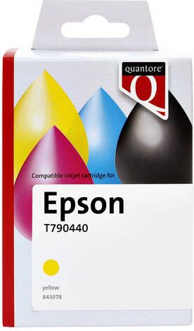 Quantore Inktcartridge alternatief tbv Epson T790440 geel
