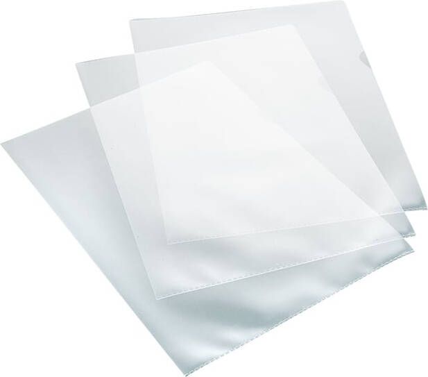 Quantore Insteekmap L-model A4 PP 0.12mm nerf 100 stuks