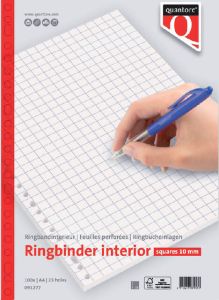 Quantore Interieur A4 23-rings ruit 10mm 100vel