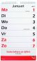 Quantore Kalender 2025 met grote letters en cijfers - Thumbnail 1