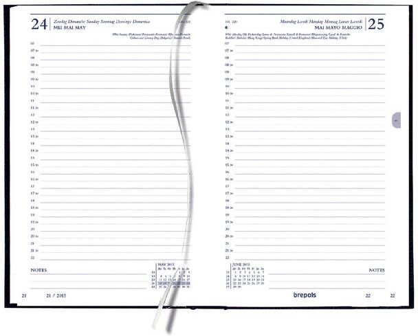 Quantore Kantooragenda 2023 kort 1dag 1pagina zwart