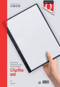 Quantore Klemmap A4 3mm zwart