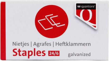 Quantore Verzinkte nietjes 1000stuks 24 6