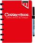Quantore Notitieboek Correctbook A5 lijn 40blz rood - Thumbnail 2