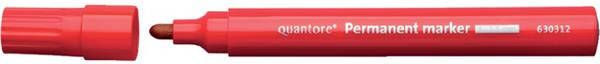 Quantore Permanent marker rond 1-1.5mm rood