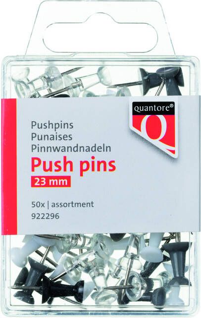 Quantore Push pins blister assorti