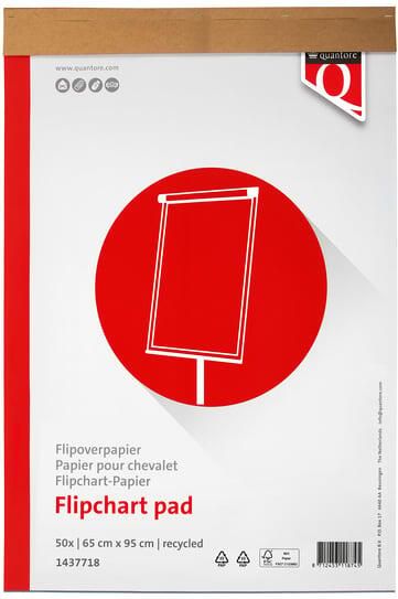 Quantore Flipoverpapier 65x95cm 50vel recycled ongevouwen