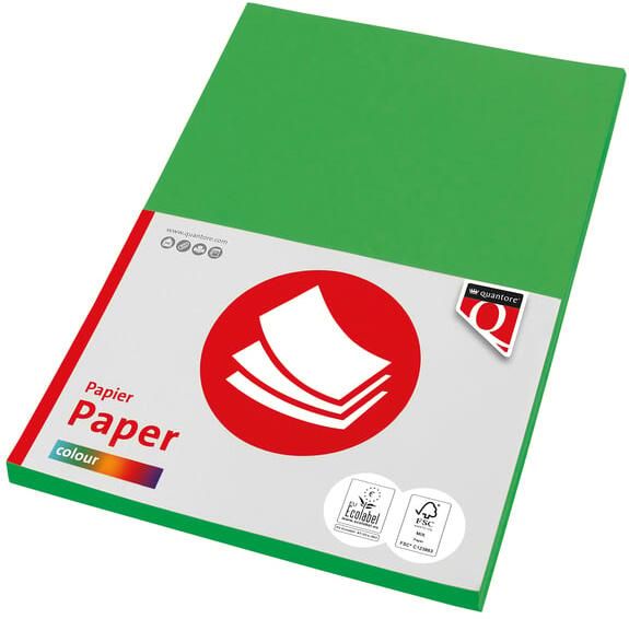 Quantore Kopieerpapier Colour A4 120gr grasgroen 100 vel - Foto 1