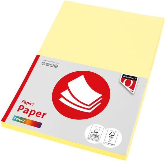Quantore Kopieerpapier Colour A4 120gr kanariegeel 100 vel
