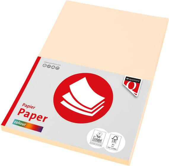 Quantore Kopieerpapier Colour A4 160gr creme 50 vel