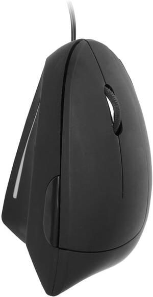 Quantore Muis ergonomisch bedraad USB-A zwart