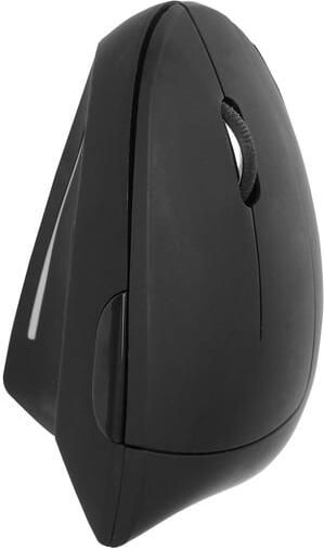 Quantore Muis ergonomisch draadloos USB-A adapter zwart