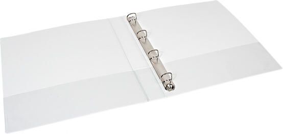 Quantore Presentatieringband A4 Maxi 4-rings D-mech 44mm wit