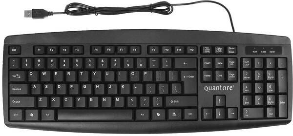 Quantore Toetsenbord qwerty zwart