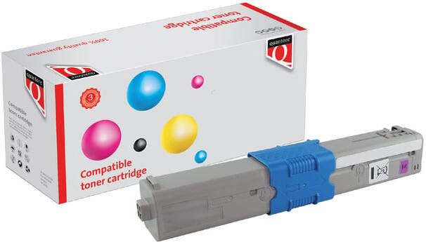 Quantore Toner alternatief tbv Oki 44469723 rood
