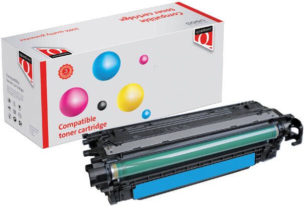 Quantore Tonercartridge alternatief tbv HP CE251A 504A blauw