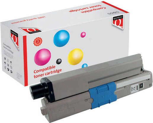 Quantore Tonercartridge alternatief tbv Oki 46507616 zwart