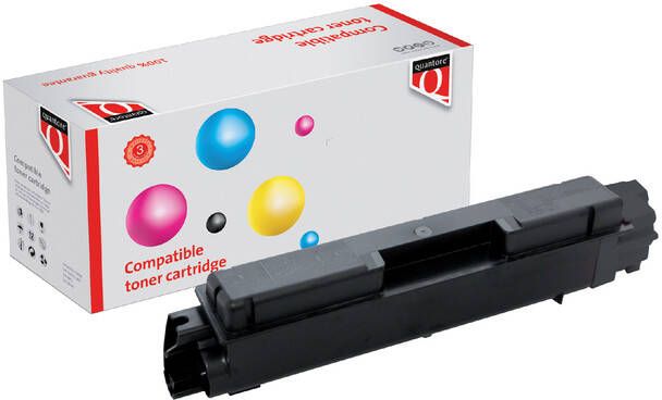 Quantore Toner alternatief tbv Kyocera TK-580K zwart