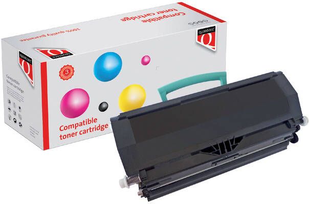 Quantore Tonercartridge alternatief tbv Lexmark E260A11E zwart