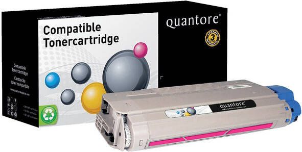 Quantore Toner alternatief tbv Oki 44318606 rood - Foto 2