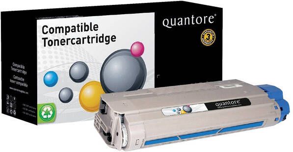 Quantore Toner alternatief tbv Oki 44318607 blauw - Foto 2
